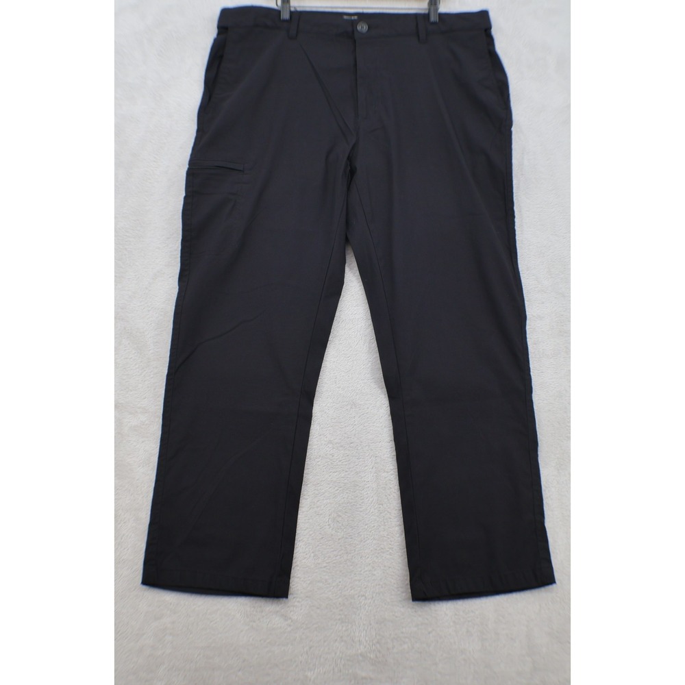 UB Tech Unionbay Pants Mens 40x30 Black Classic Fit Travel Utility Hiking